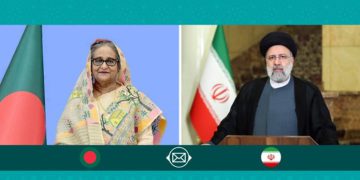 ئایەتوڵڵا ڕەئیسی پیرۆزبایی لە سەرۆک وەزیرانی بەنگلادیش دەکات