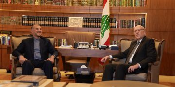 وەزیری دەرەوەی ئێران لە گەڵ سەرۆک وەزیرانی لوبنان کۆبووە