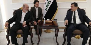 سکرتێری ئەنجومەنی باڵای ئاسایشی نیشتمانیی ئێران سەردانی بەغدای کرد