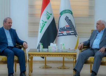 کۆبوونەوەی باڵیۆزی ئێران و سەرۆکی حەشدی شەعبی لە بەغدا