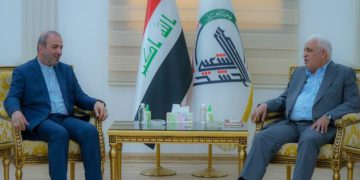 کۆبوونەوەی باڵیۆزی ئێران و سەرۆکی حەشدی شەعبی لە بەغدا