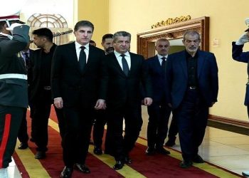 شاندی باڵای هەرێمی کوردستان بەشدارییان لە ڕێوڕەسمی پرسەی شەهید ڕەئیسیدا کرد