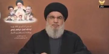 سەید حەسەن نەسروڵڵا: شەهید ڕەئیسی خزمەتگوزاری وڵاتەکەی بوو