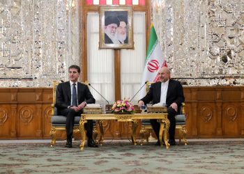 چاوپێکەوتنی نێچیرڤان بارزانی و سەرۆکی پەرلەمانی ئێران