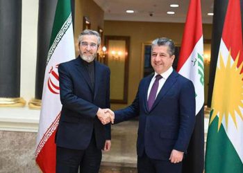 عەلی باقری لە گەڵ سەرۆک وەزیرانی هەرێمی کوردستان کۆبووە