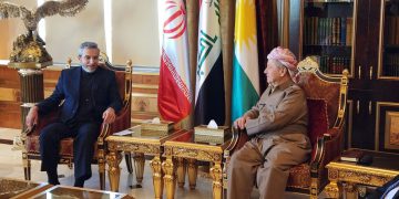 وەزیری دەرەوەی ئێران لە گەڵ مەسعود بارزانی کۆبووە