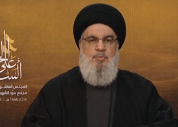 سەید حەسەن نەسروڵڵا: خۆڕاگری تا مسۆگەربوونی ئامانجەکان درێژە بە پشتیوانیکردنی غەززە دەدات