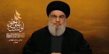 سەید حەسەن نەسروڵڵا: گرووپە تیرۆریستییەکان درووستکراوی ئەمریکا و بەریتانیان