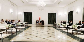 قەیس خزعەلی لە گەڵ شاندێکی خۆڕاگریی فەڵەستین کۆبووە