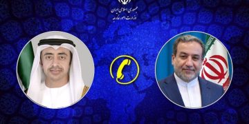 وەزیرانی دەرەوەی ئێران و ئیمارات جەخت لە سەر پەرەپێدانی پەیوەندییەکان دەکەنەوە