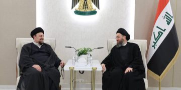 چاوپێکەوتنی سەید حەسەن خومەینی و عەمار حەکیم لە بەغدا