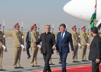 سەرۆک کۆماری ئیسلامی ئێران لە درێژەی سەردانەکەی بۆ عێراق گەیشتە هەولێر