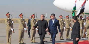 سەرۆک کۆماری ئیسلامی ئێران لە درێژەی سەردانەکەی بۆ عێراق گەیشتە هەولێر