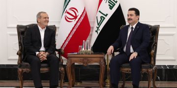 سەرۆک کۆماری ئێران لە گەڵ سەرۆک وەزیرانی عێراق کۆبووە