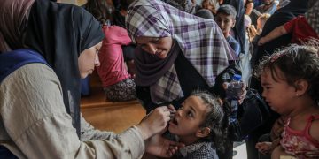 کوتانی ١٨٩ هەزار منداڵی غەززە لە دژی ئیفلیجی منداڵان