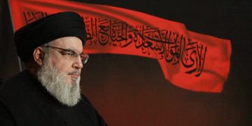 تەرمی شەهید سەید حەسەن نەسروڵڵا بە شێوازی کاتی بە خاک سپێردرا