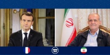 پزیشکیان و مەکرۆن چۆنیەتی ئاگربەستیان لە نێوان حزبوڵڵای لوبنان و ڕژێمی زایۆنیستیدا تاوتوێ کرد