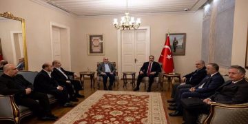 شاندێکی سەرکردایەتی حەماس لە گەڵ وەزیری دەرەوەی تورکیا کۆبووە