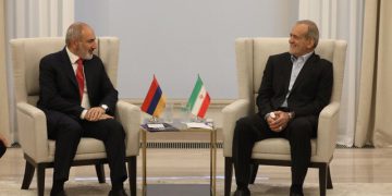 سەرۆک کۆماری ئێران و سەرۆک وەزیرانی ئەرمینیا کۆبوونەوە