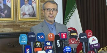 سەرکۆنسووڵی ئێران لە سلێمانی: ئەمریکا هاوبەشی تاوانە تیرۆریستییەکەی ڕژێمی زایۆنیستییە