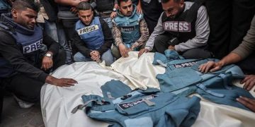 دوو پەیامنێری فەڵەستینی لە باکوری غەززە شەهید بوون