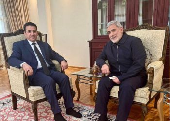 ئەعرەجی لە گەڵ فەرماندەی هێزی قودسی سوپای پاسداران کۆبووە