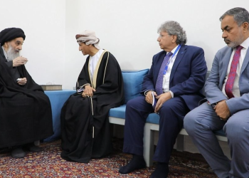 نێردەی تایبەتی نەتەوە یەکگرتووەکان لە گەڵ ئایەتوڵڵا سیستانی کۆبووە