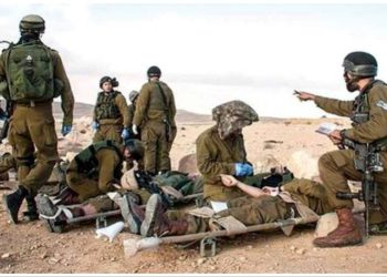 کوژران و برینداربوونی 10 ئەندامی سوپای زایۆنیست لە باکوری غەززە