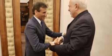 نێردەی نەتەوە یەکگرتووەکان بۆ کاروباری عێراق لە گەڵ زەریف کۆبووە