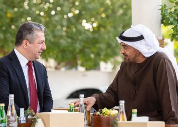 کۆبوونەوەی مەسرور بارزانی و سەرۆکی ئیمارات لە ئەبوزەبی