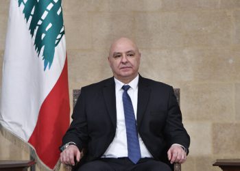 باڵیۆزی ئێران لە بەیروت لە گەڵ سەرۆک کۆماری لوبنان کۆبووە