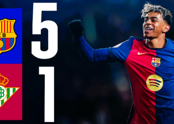 بەرشەلۆنە 5-1 بێتیس: بەهێزترین تیپی جیهان