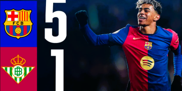 بەرشەلۆنە 5-1 بێتیس: بەهێزترین تیپی جیهان