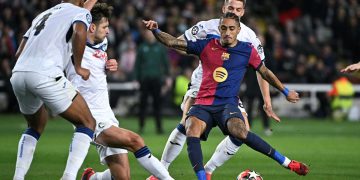 بەرشەلۆنە 2-2 ئاتالانتا: دەرفەتی پێشەنگی له دەست چوو