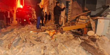 بە هۆی تەقینەوەی غازەوە لە کرماشان خانوویەک ڕووخا