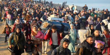 زیاتر لە 545 هەزار فەڵەستینی بۆ باکوری غەززە گەڕاونەتەوە