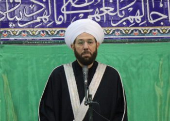 موفتی پێشووی سوریا لە شاری حەلەب بینرا