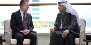 مەسرور بارزانی لە گەڵ سەرۆکی ئیمارات کۆبووە