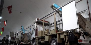 دووەم شاری ژێرزەوینی هێزی دەریایی سوپای پاسدارانی ئێران ڕوونوێنی کرا