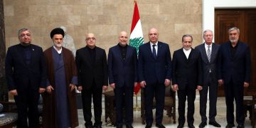 چاوپێکەوتنی قاڵیباف و عێراقچی لە گەڵ سەرۆک کۆماری لوبنان