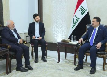 زەریف لە گەڵ سەرۆک وەزیرانی عێراق کۆبووە