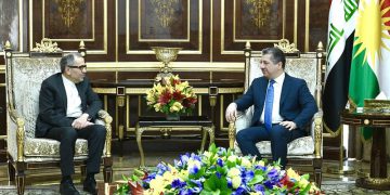 کۆبوونەوەی جێگری وەزیری دەرەوەی ئێران و مەسرور بارزانی