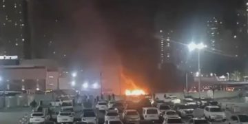 زنجیرە تەقینەوەیەک تەل ئەبیب یان هەژاند