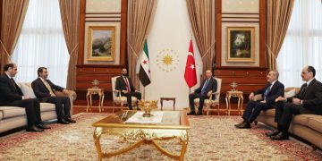 ئەحمەد شەرع لە تورکیا لە گەڵ ئەردۆغان کۆبووە