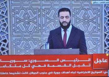 ئەحمەد شەرع: کۆکردنەوەی چەک لە دەستی حکومەتدا ئەرک و پابەندبوونە