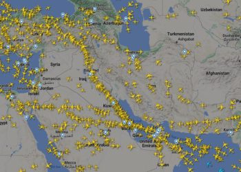 لە ماوەی یەک مانگدا زیاتر لە 18 هەزار گەشت بە ئاسمانی عێراقدا تێپەڕ بووە