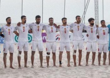 هەڵبژاردەی تۆپی پێی کەناردەریای ئێران بووە قارەمانی ئاسیا