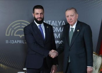 ئەحمەد شەرع لە گەڵ سەرۆک کۆماری تورکیا کۆبووە