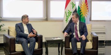 جێگری وەزیری دەرەوەی ئێران لە گەڵ مەسرور بارزانی کۆبووە