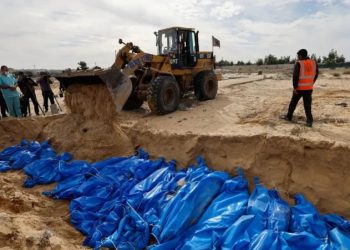 غەززە دەبێتە گۆڕێکی بەکۆمەڵی گەورە